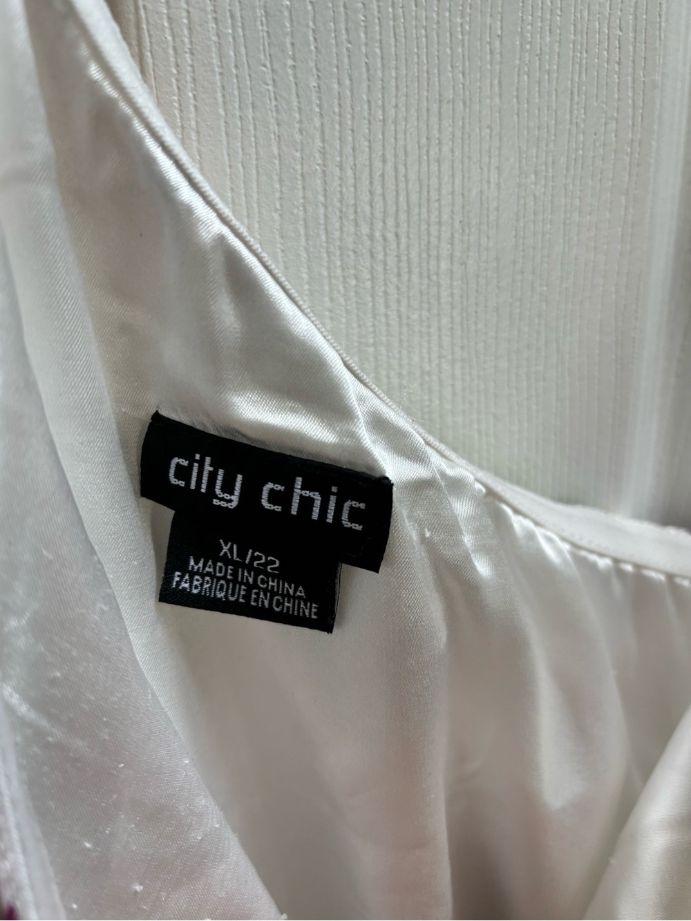City Chic Bonnie Floral One-Shoulder Dress, Size 22, NWOT - Picture 4 of 6